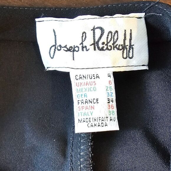 Joseph Ribkoff Pantalon No Waist Zipper Front Ankle Pants Size 4 - Picture 5 of 7